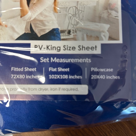 Rv short king sheet set - Picture 3 of 3